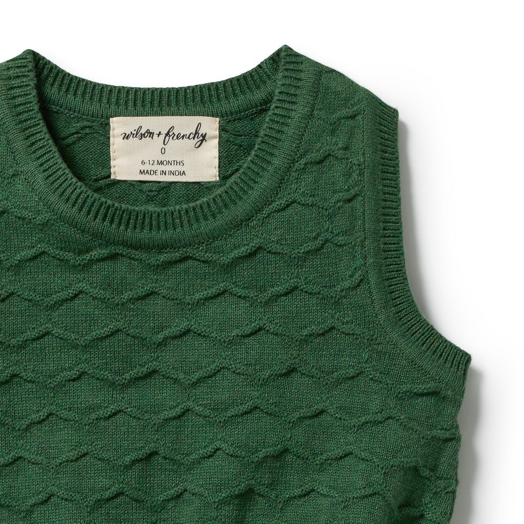 Knitted Chevron Bodysuit