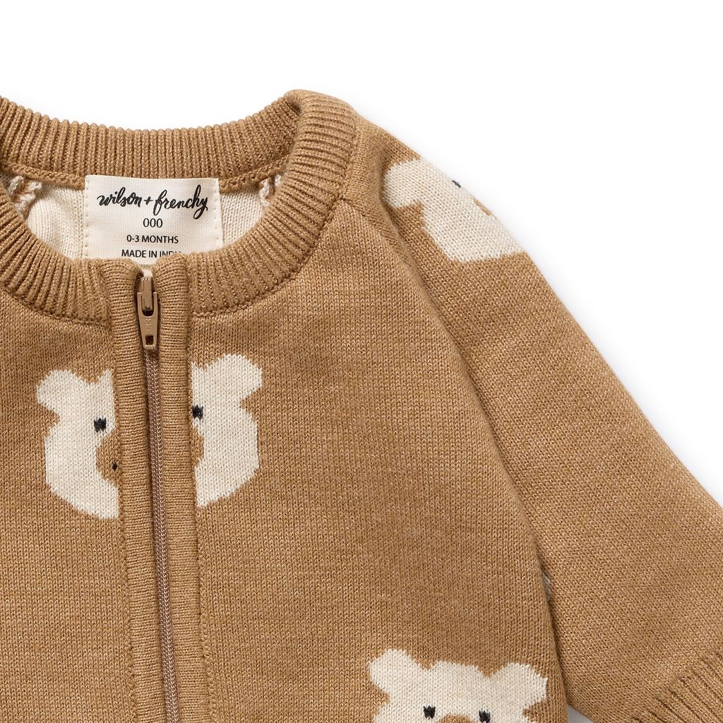 Knitted Jacquard Growsuit