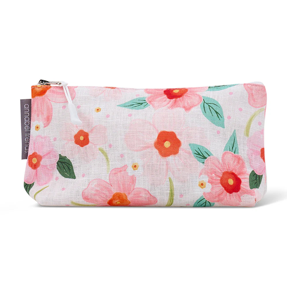 Linen Cosmetic Bag - Small