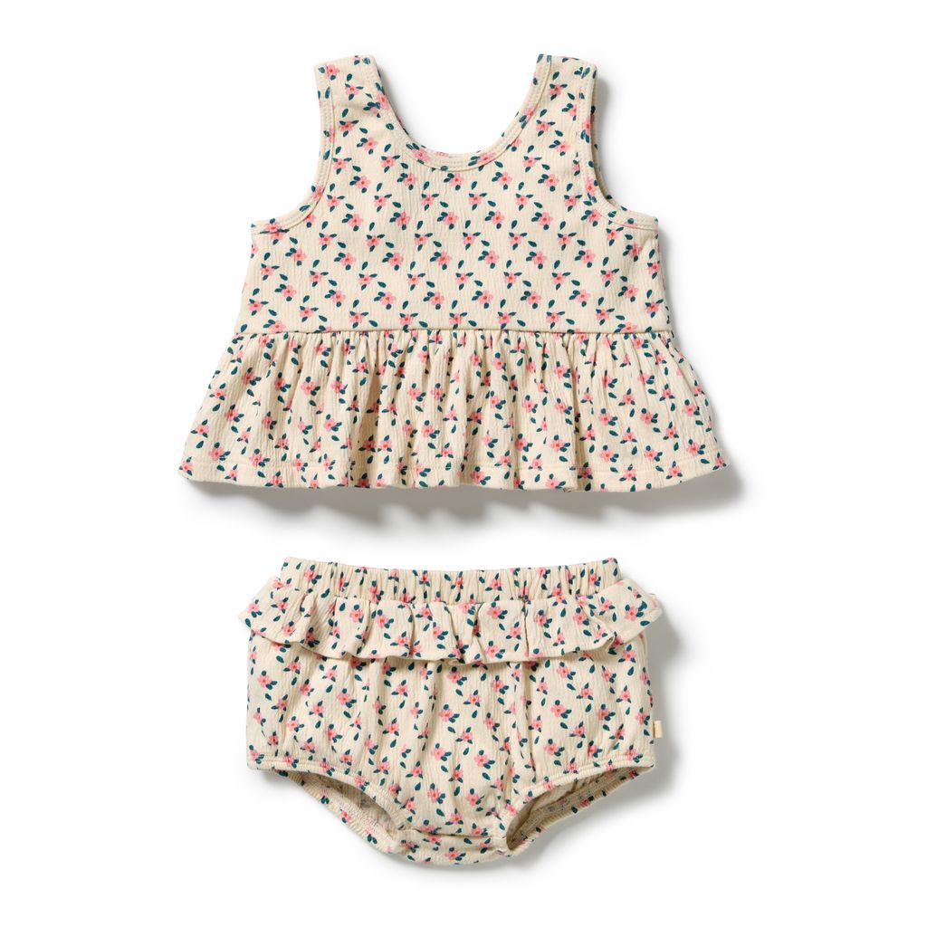 Crinkle Ruffle Set