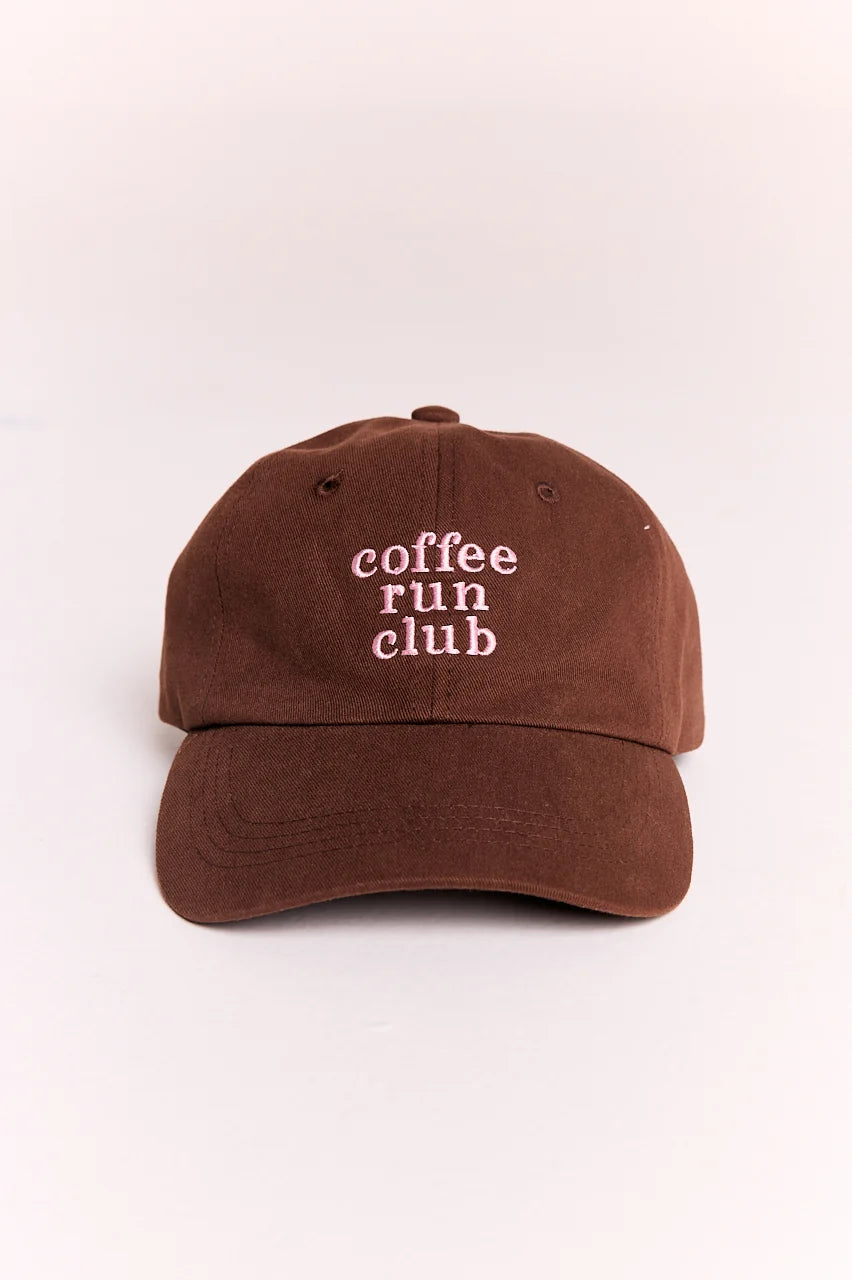 Coffee Run Club Cap - Chocolate