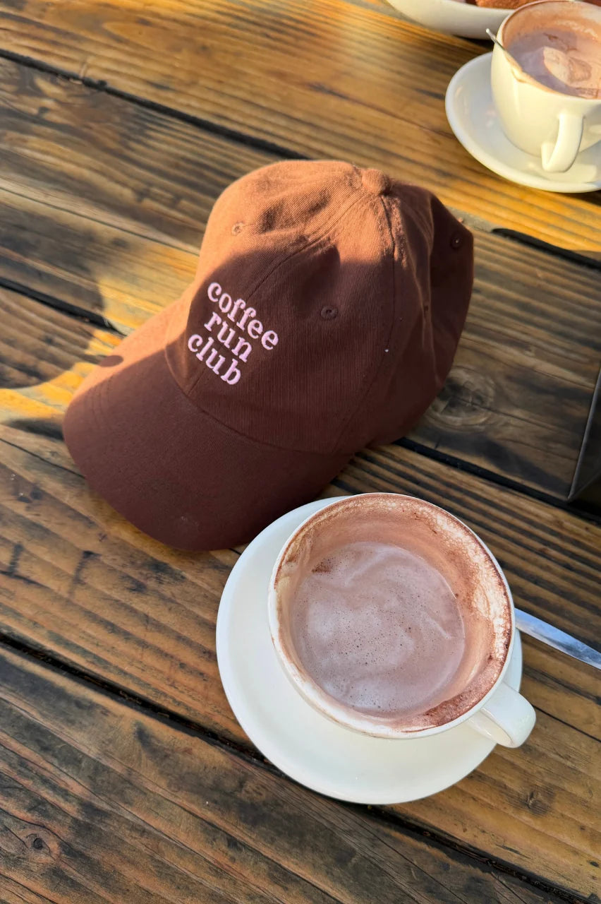 Coffee Run Club Cap - Chocolate