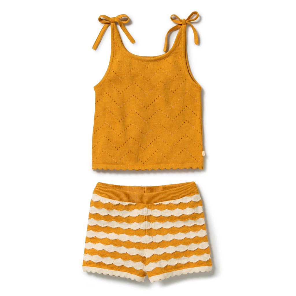 Knitted Chevron Set