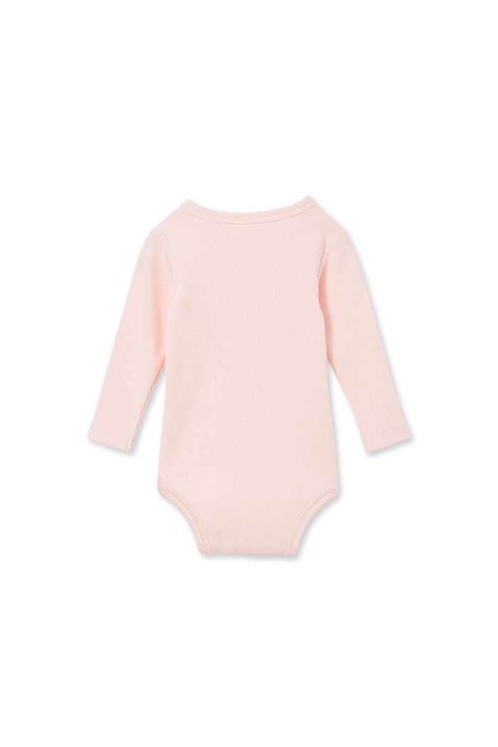 Powder Pink Rib Bubbysuit