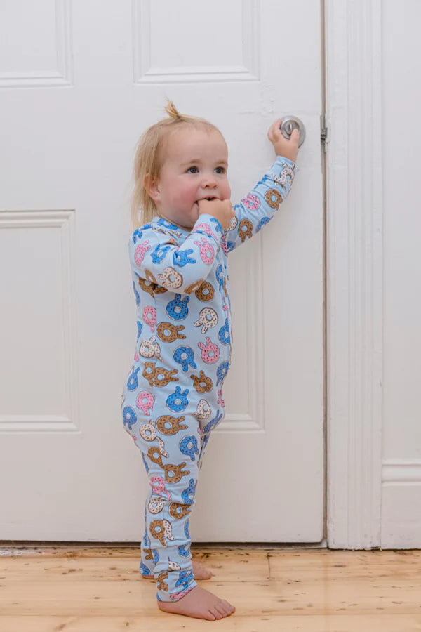 Donut Bunny Zip Romper