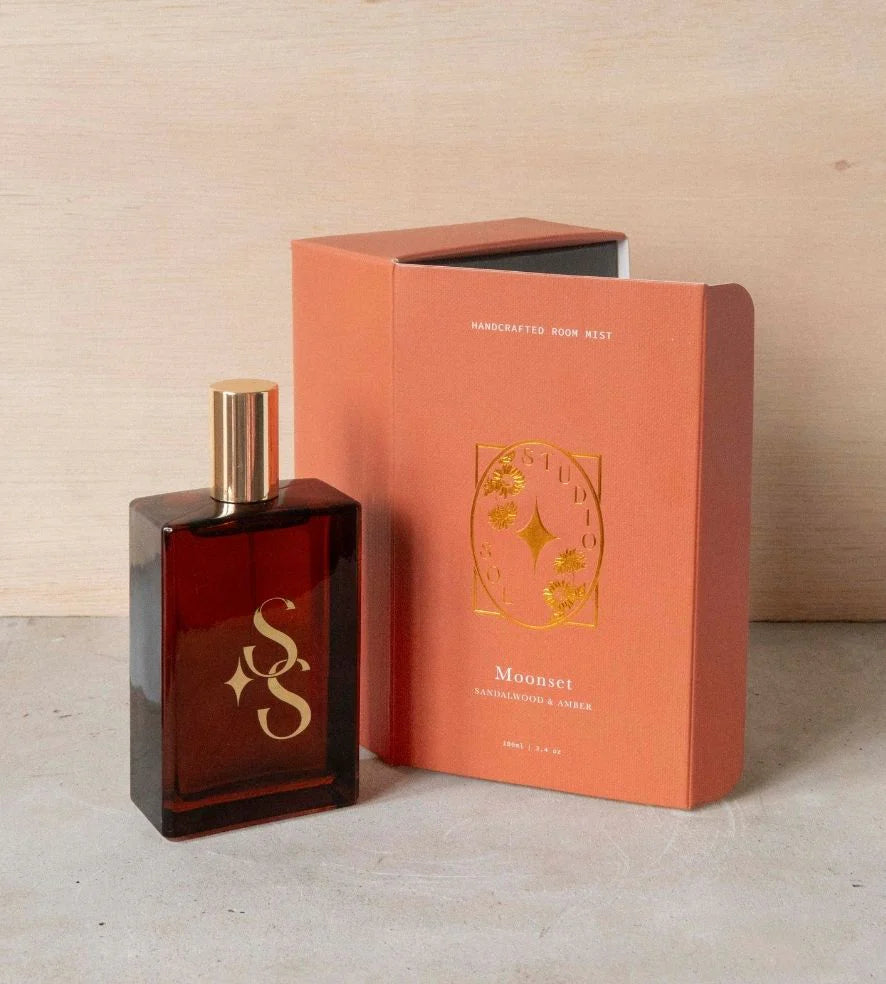 Moonset Room Mist - Amber + Sandalwood