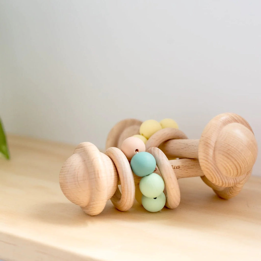 Eco Silicone Wooden Rattle