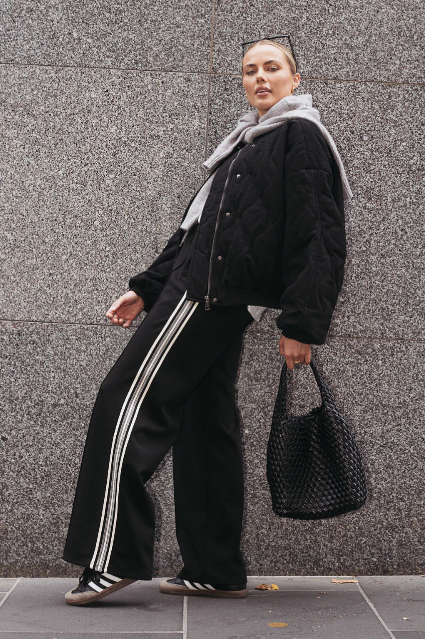Noah Wide Pant Luxe Black