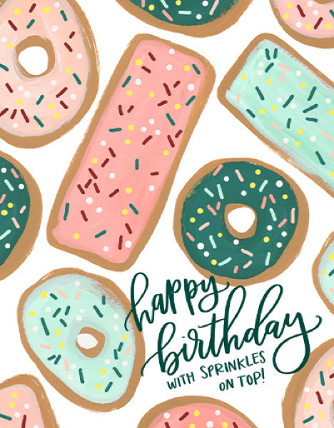 Donut Birthday Card