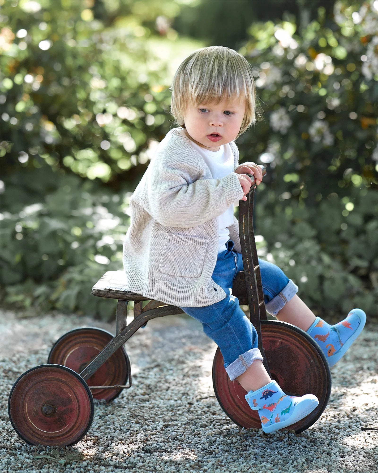 Organic Remy Oatmeal Cardigan