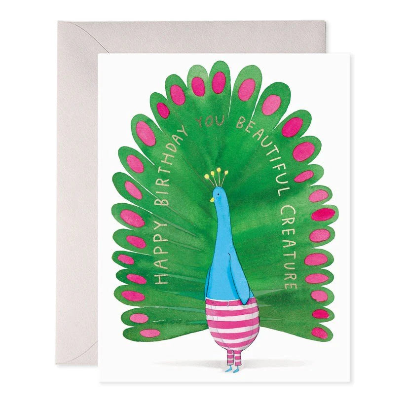 Peacock Card