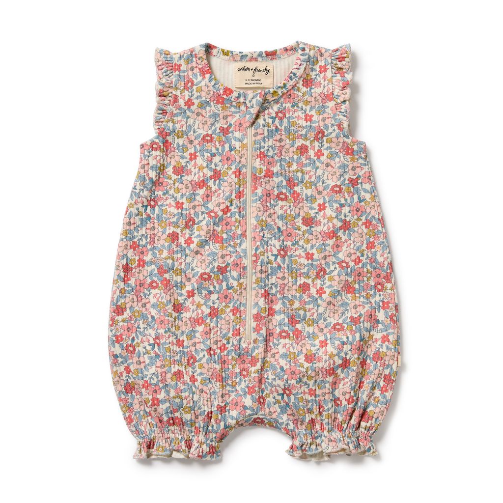 Ruffle Zipsuit
