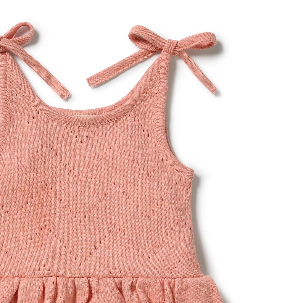 Knitted Pointelle Playsuit