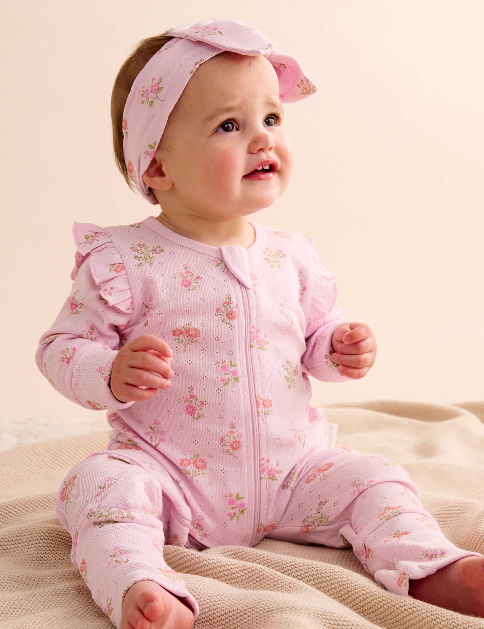 Printed Zip Growsuit