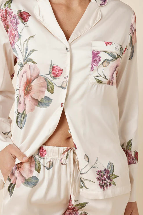Ruby Floral Satin PJ