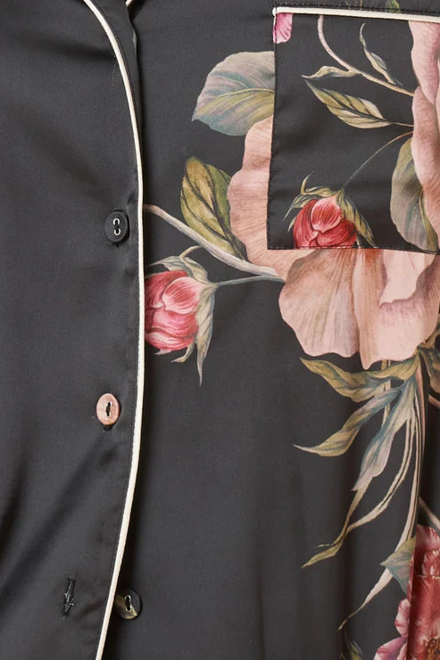 Ruby Floral Satin PJ