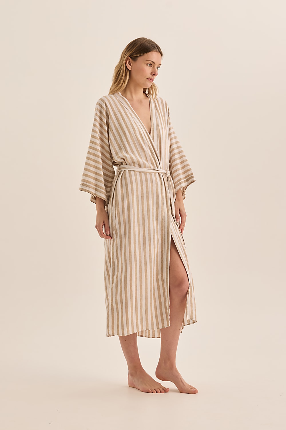 Sunny Linen Robe