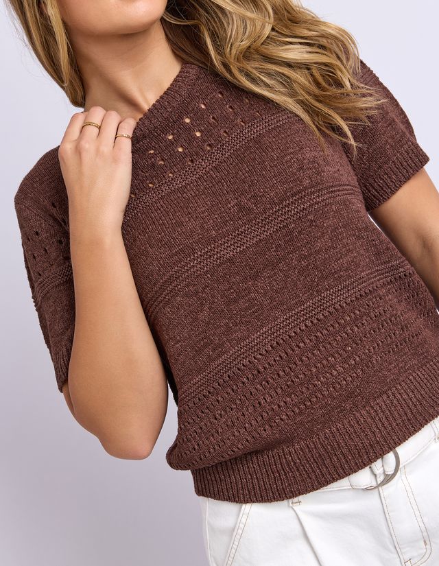 Sable Knit Top