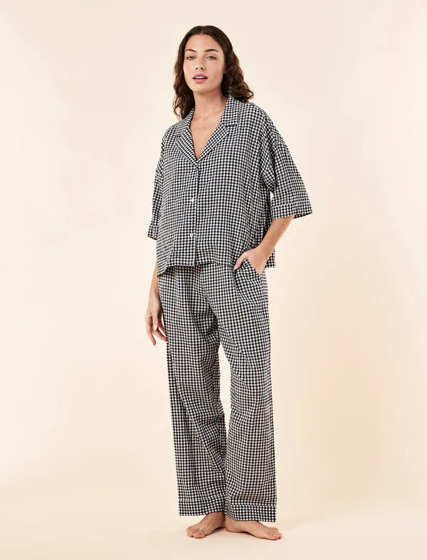 Seersucker Gingham PJ
