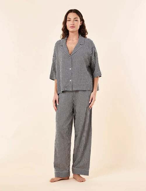 Seersucker Gingham PJ