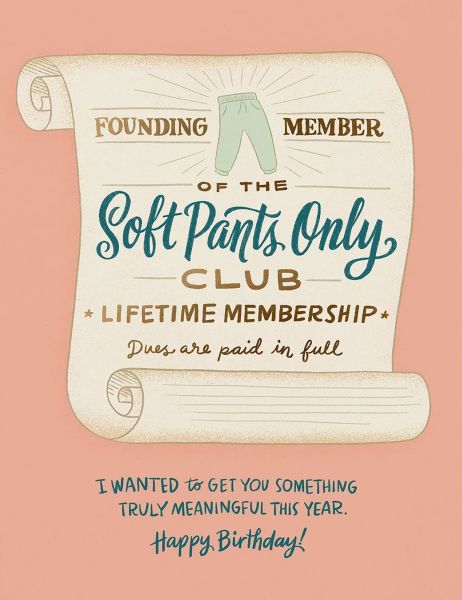 Soft Pants Club Card