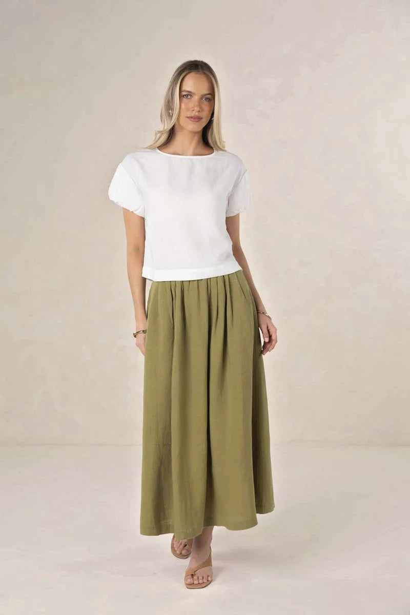 Marise Top - Olive or Ivory