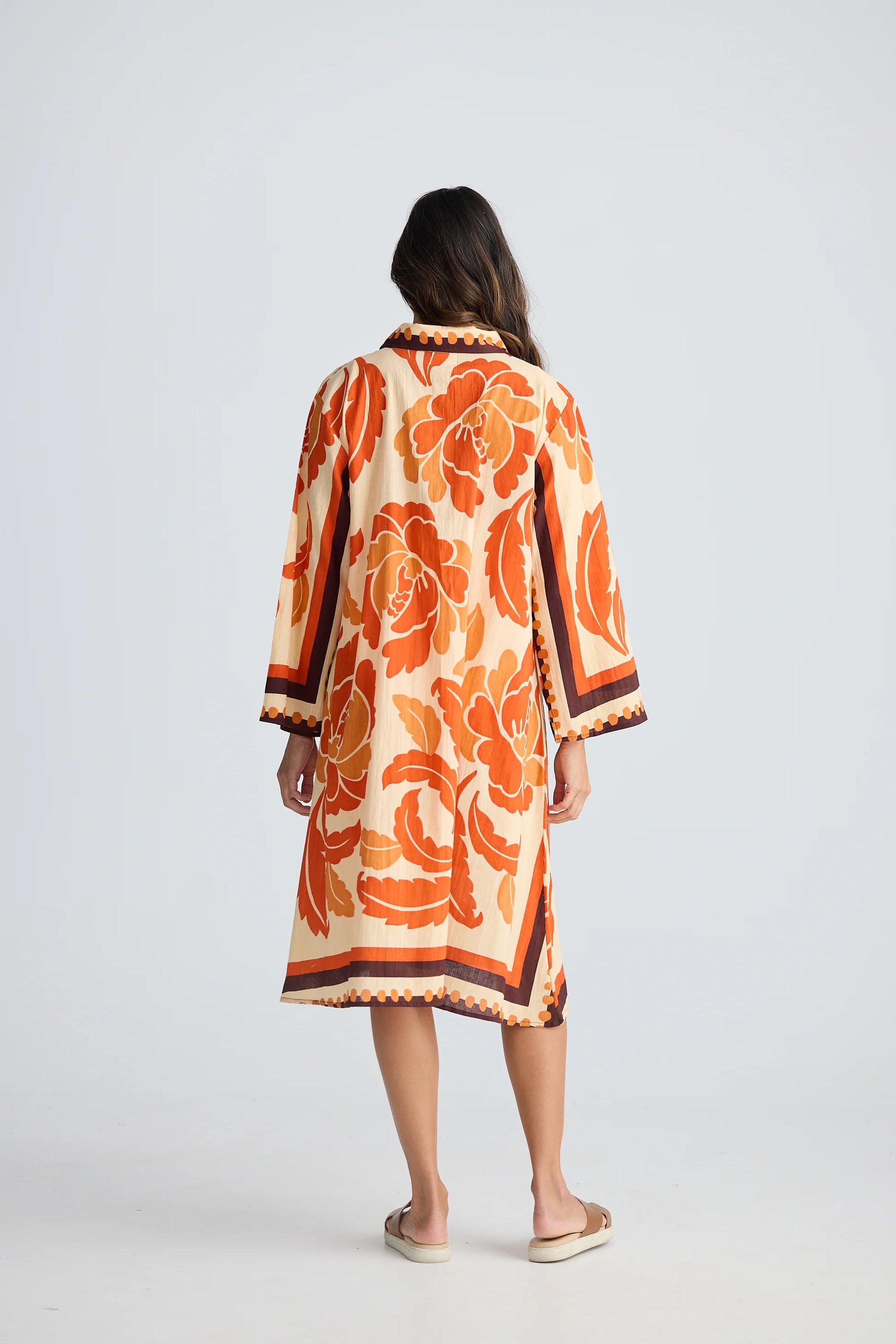 Stella Shirt Dress - Tuscan Pam/Tropical Fiesco