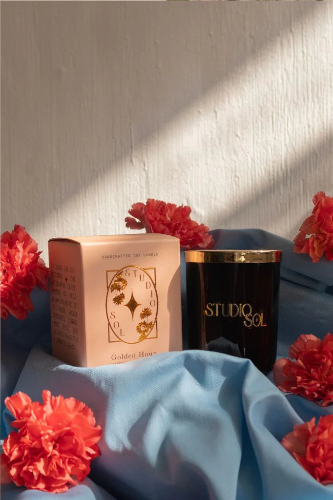 Golden Hour Candle - Watermelon + Seasalt