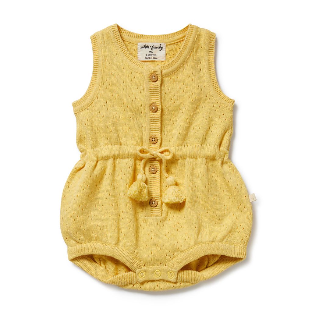 Knitted Tie Bodysuit