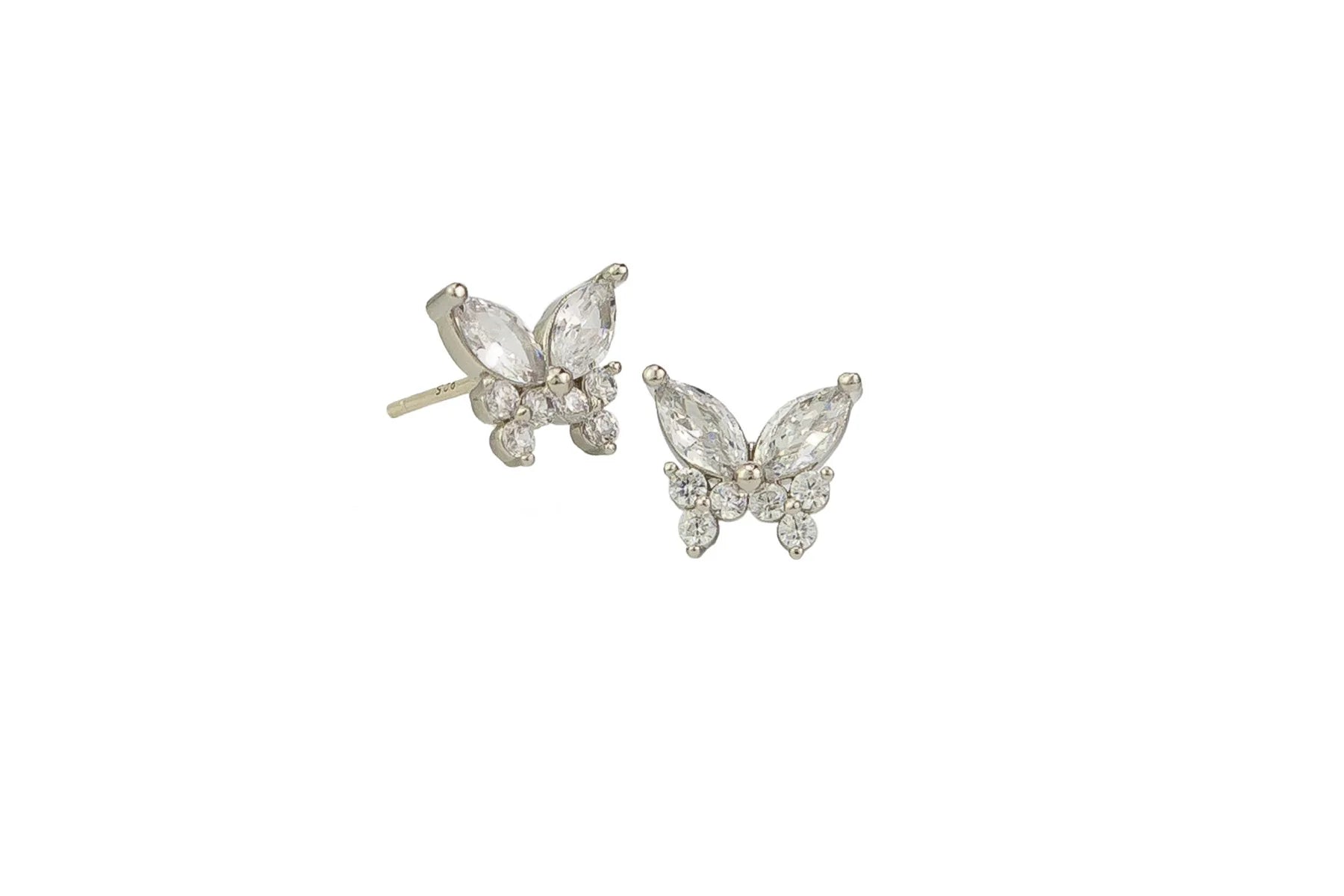 Crystal Apollo Butterfly Studs