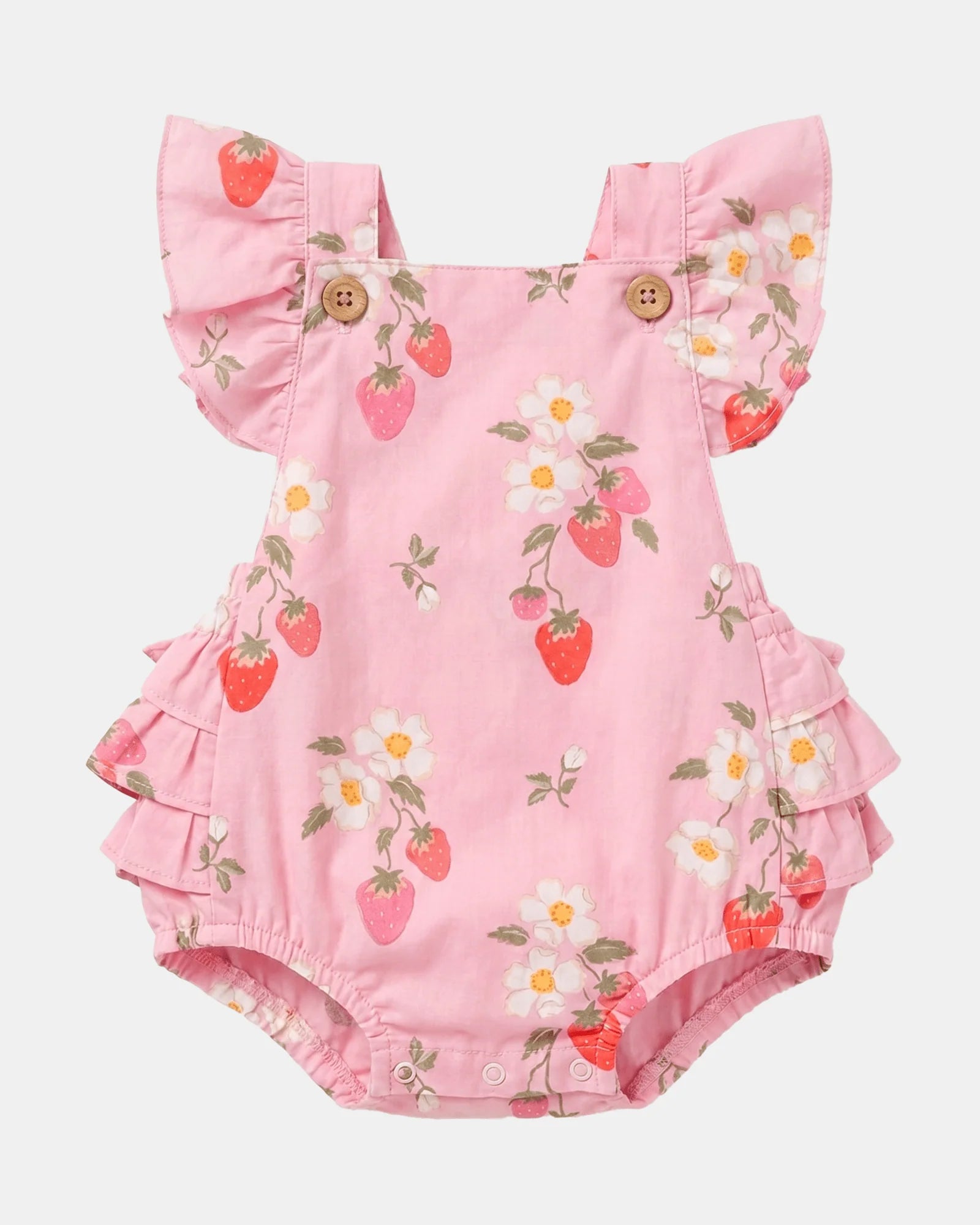 Baby Romper Strawberry Fields