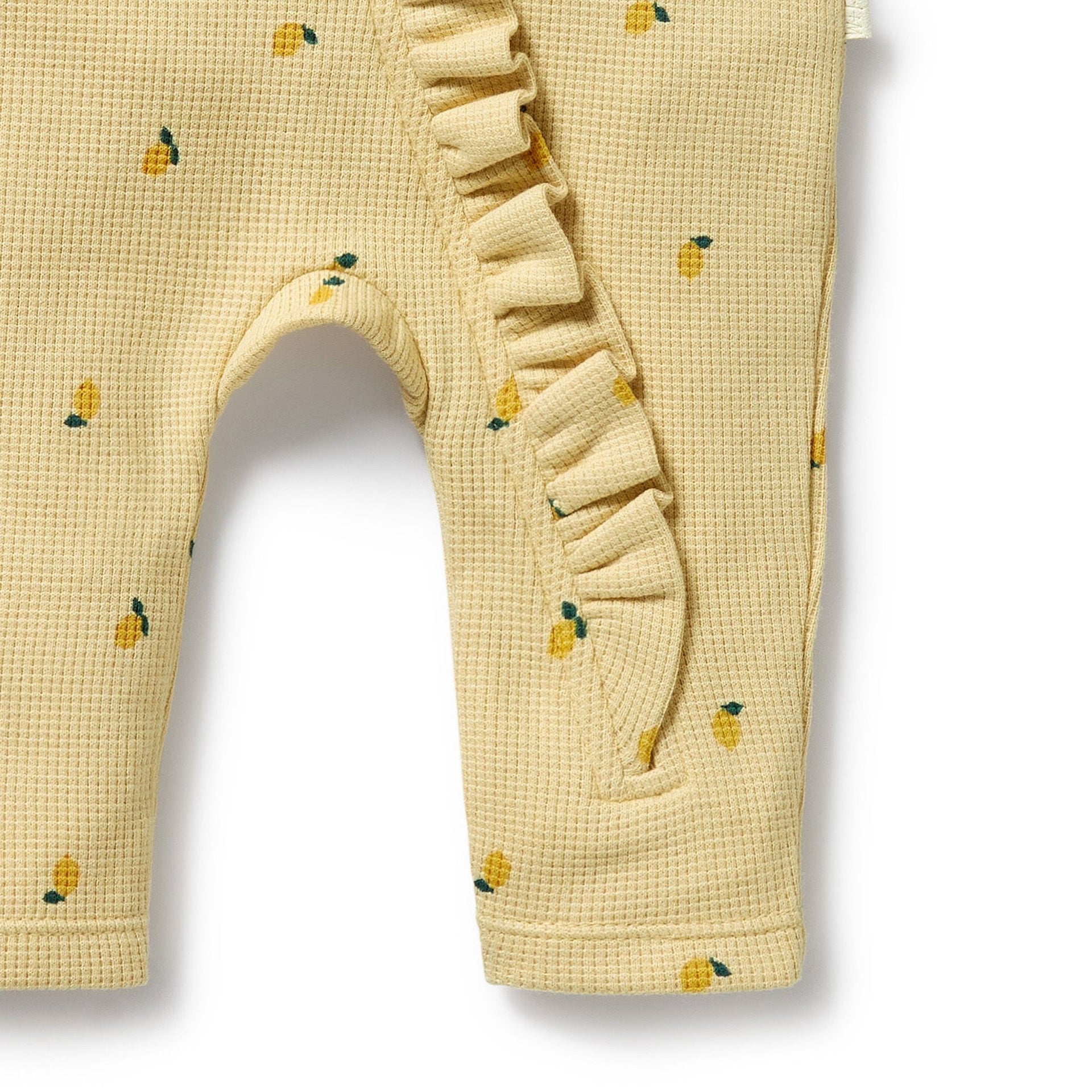 Waffle Ruffle Zipsuit