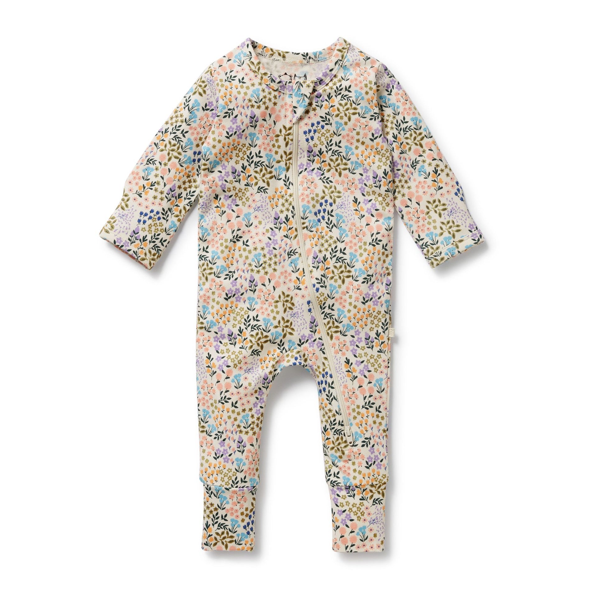 Organic Zipsuit with Feet