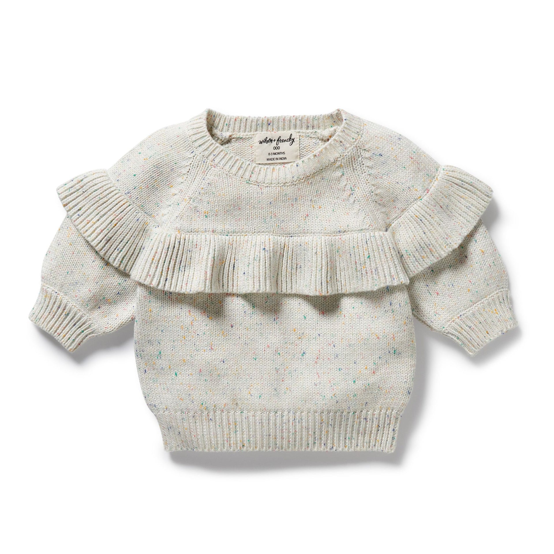 Knitted Ruffle Jumper