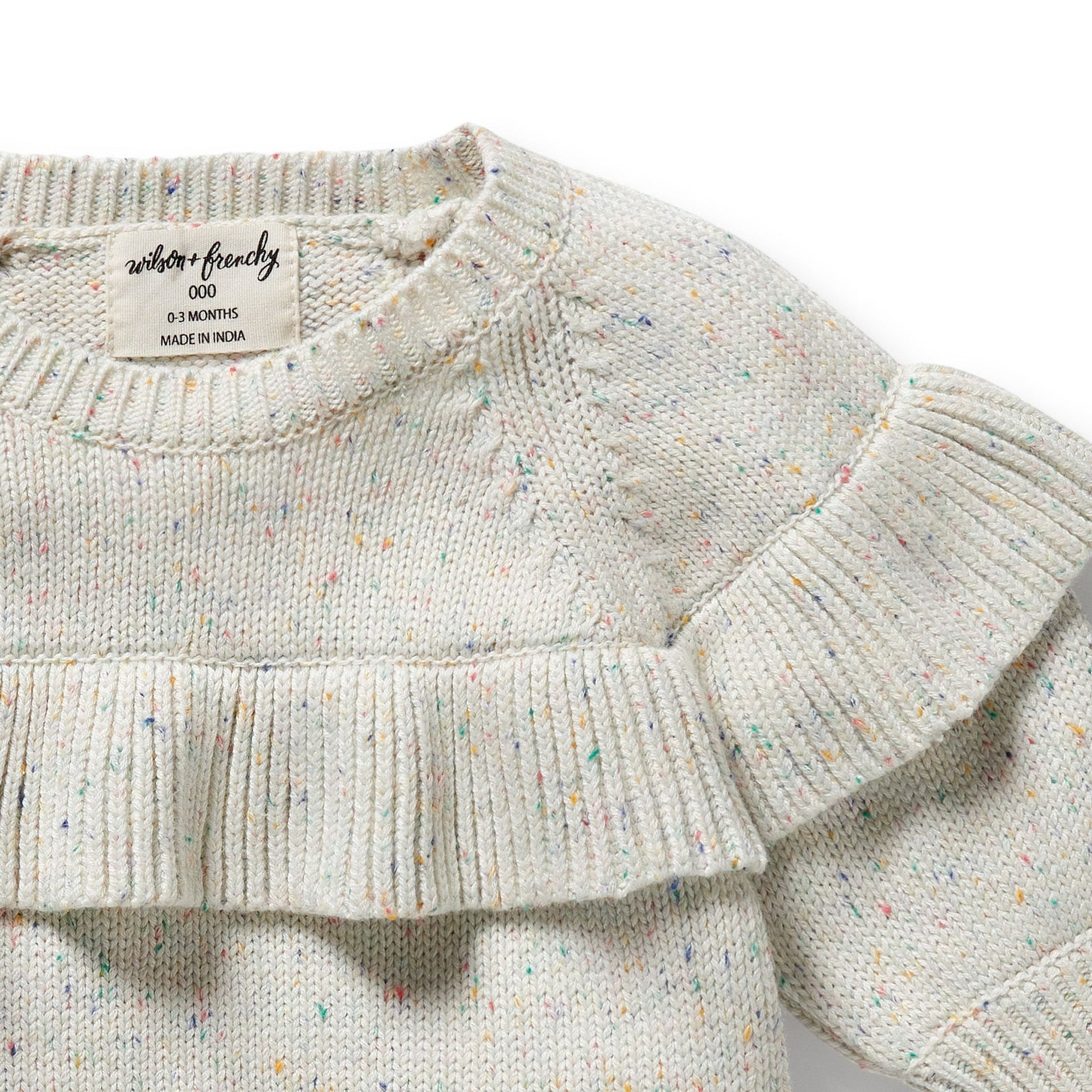 Knitted Ruffle Jumper