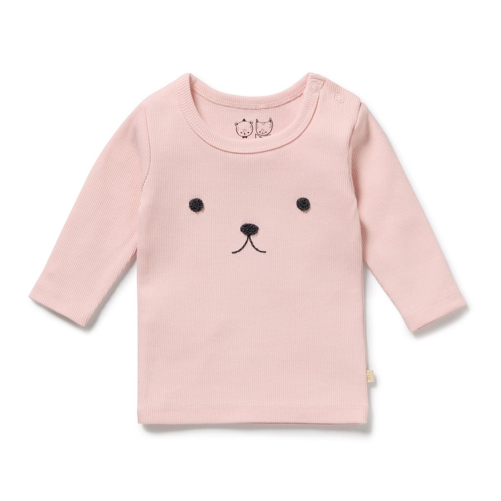 Rib Long Sleeved Top