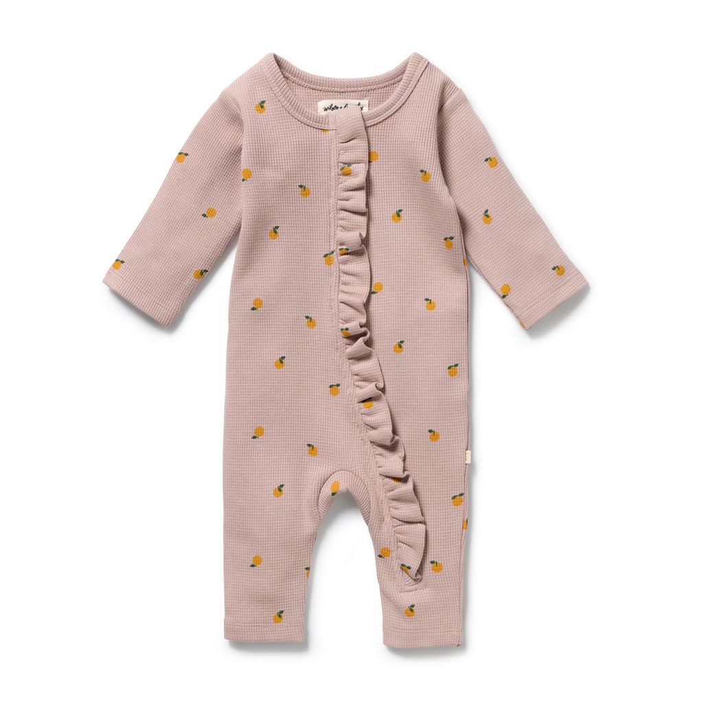 Waffle Ruffle Zipsuit