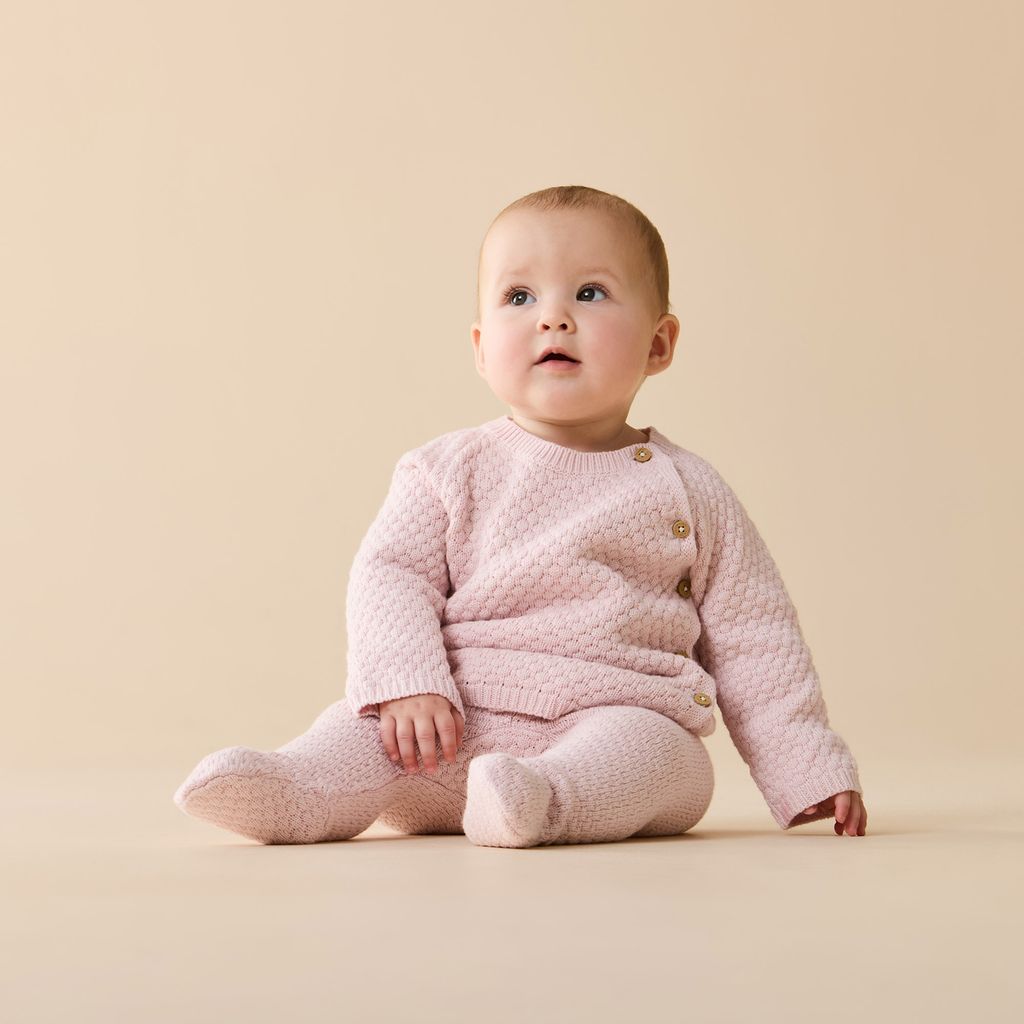 Knitted Bubble Kimono Cardigan
