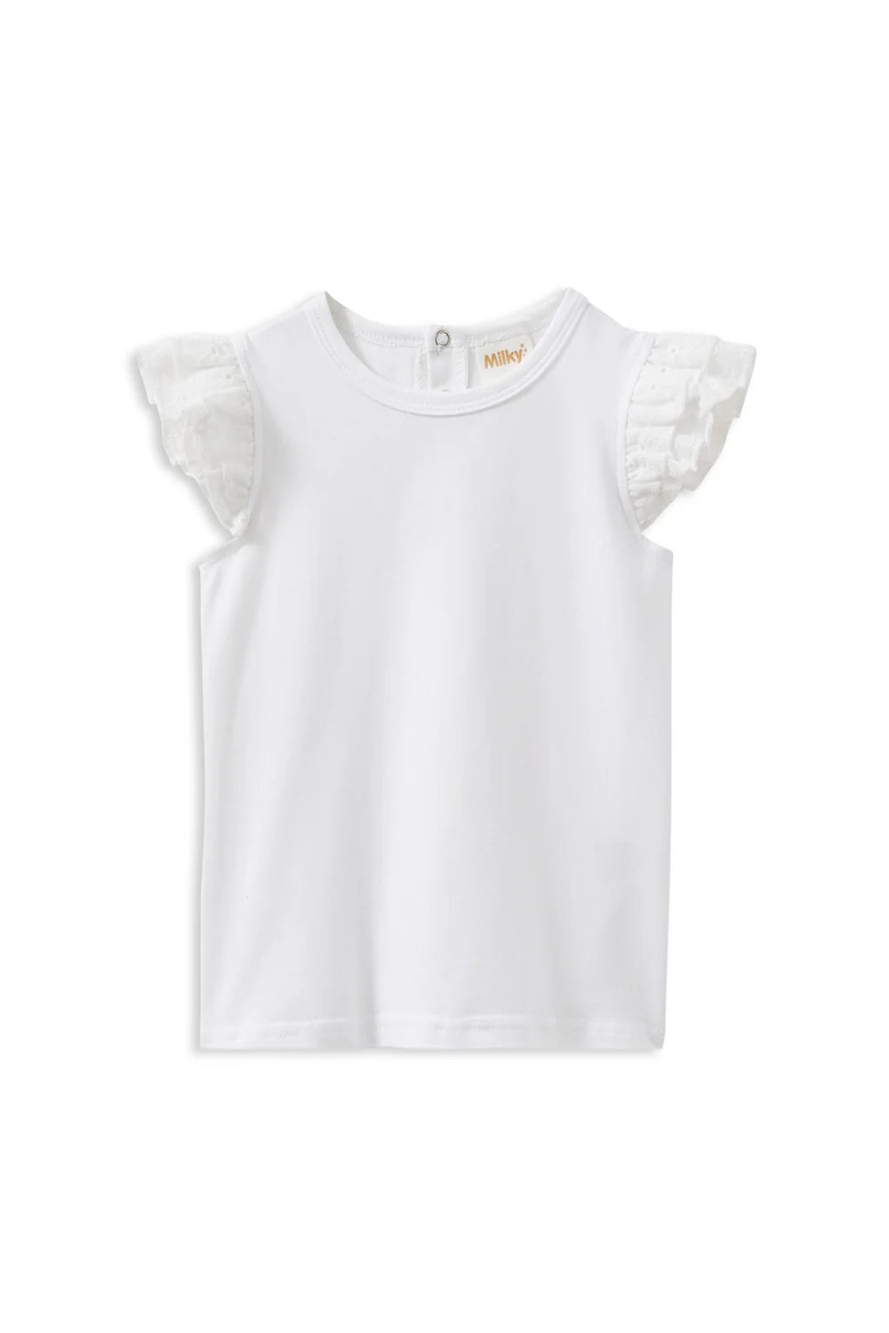 Broderie Frill Tee