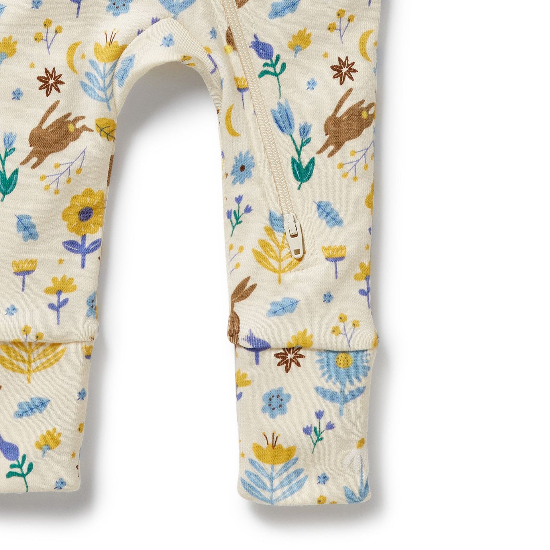 Organic Zipsuit with Feet
