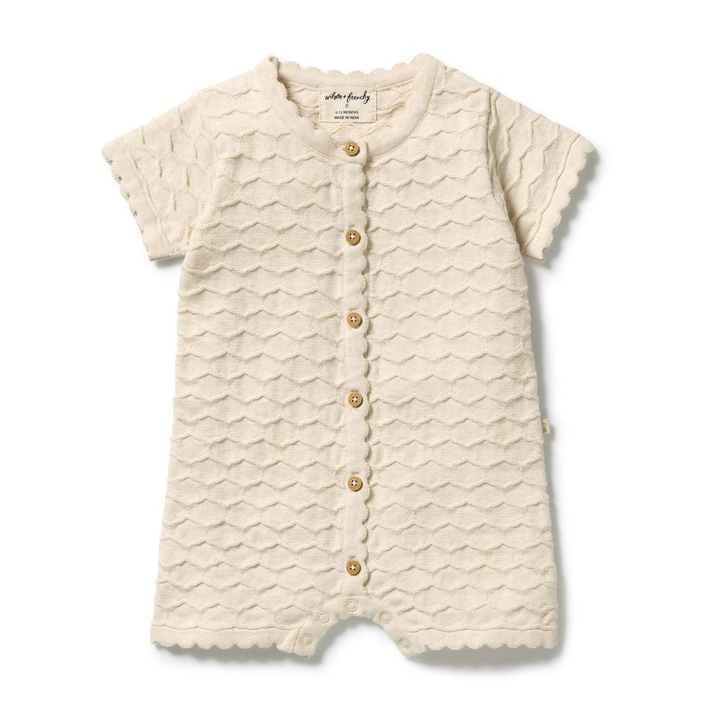 Knitted Chevron Growsuit