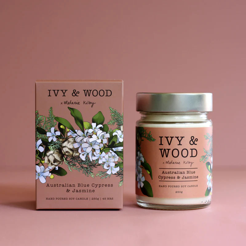 Australian Blue Cypress & Jasmine Candle