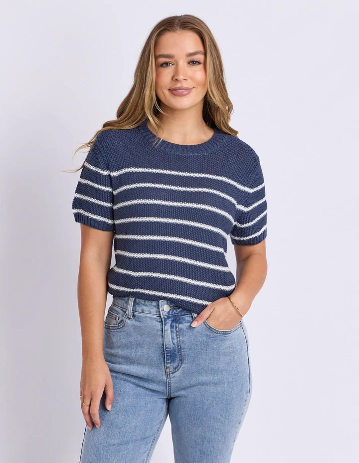 Blair Stripe Short Sleeve Knit