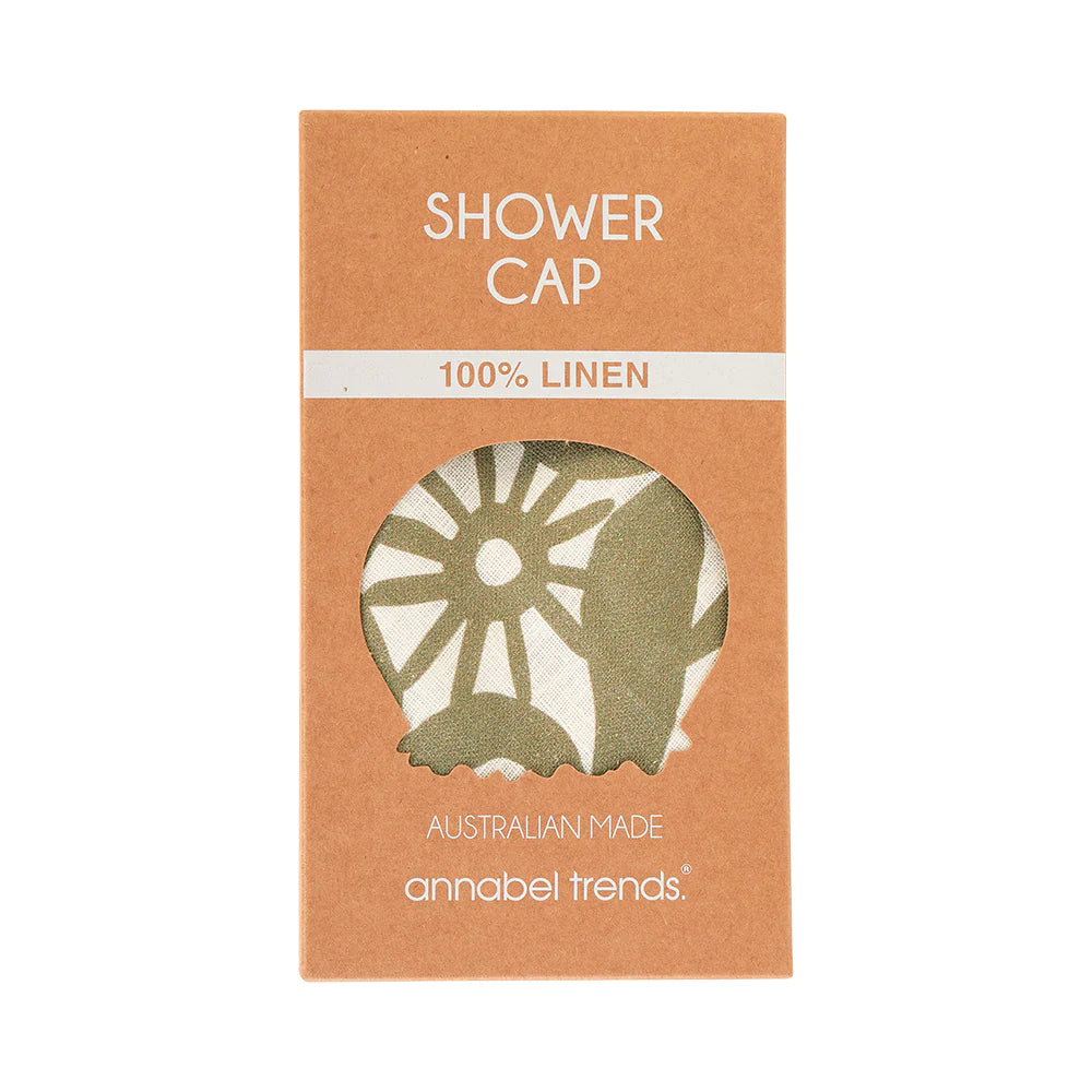 Linen Shower Cap