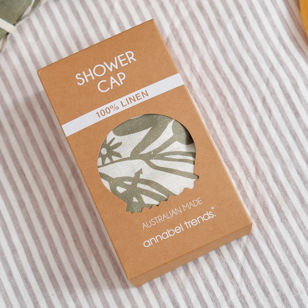 Linen Shower Cap