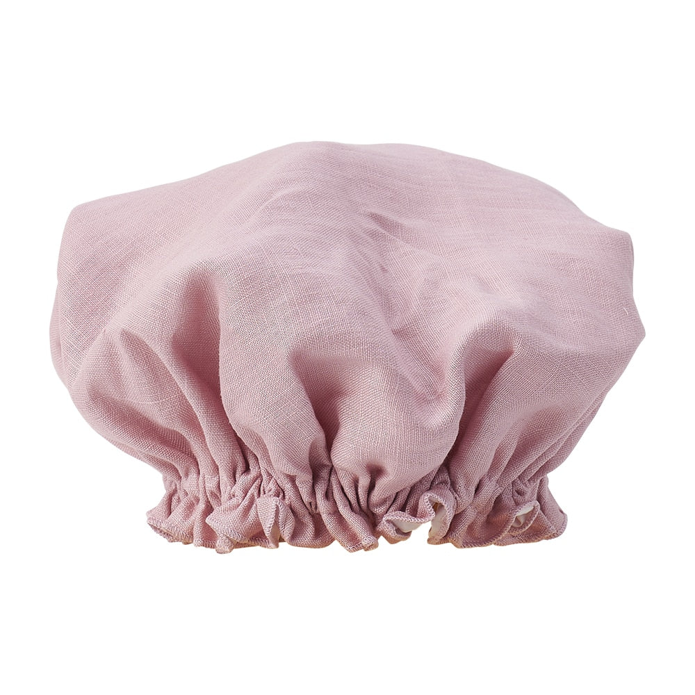 Linen Shower Cap