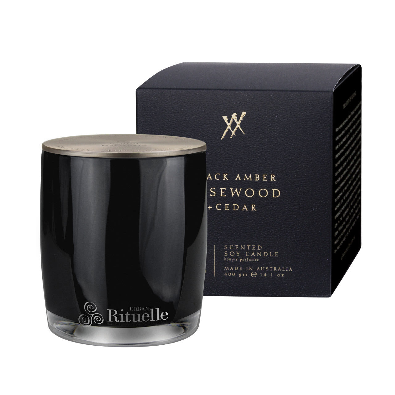 Black Amber Candle