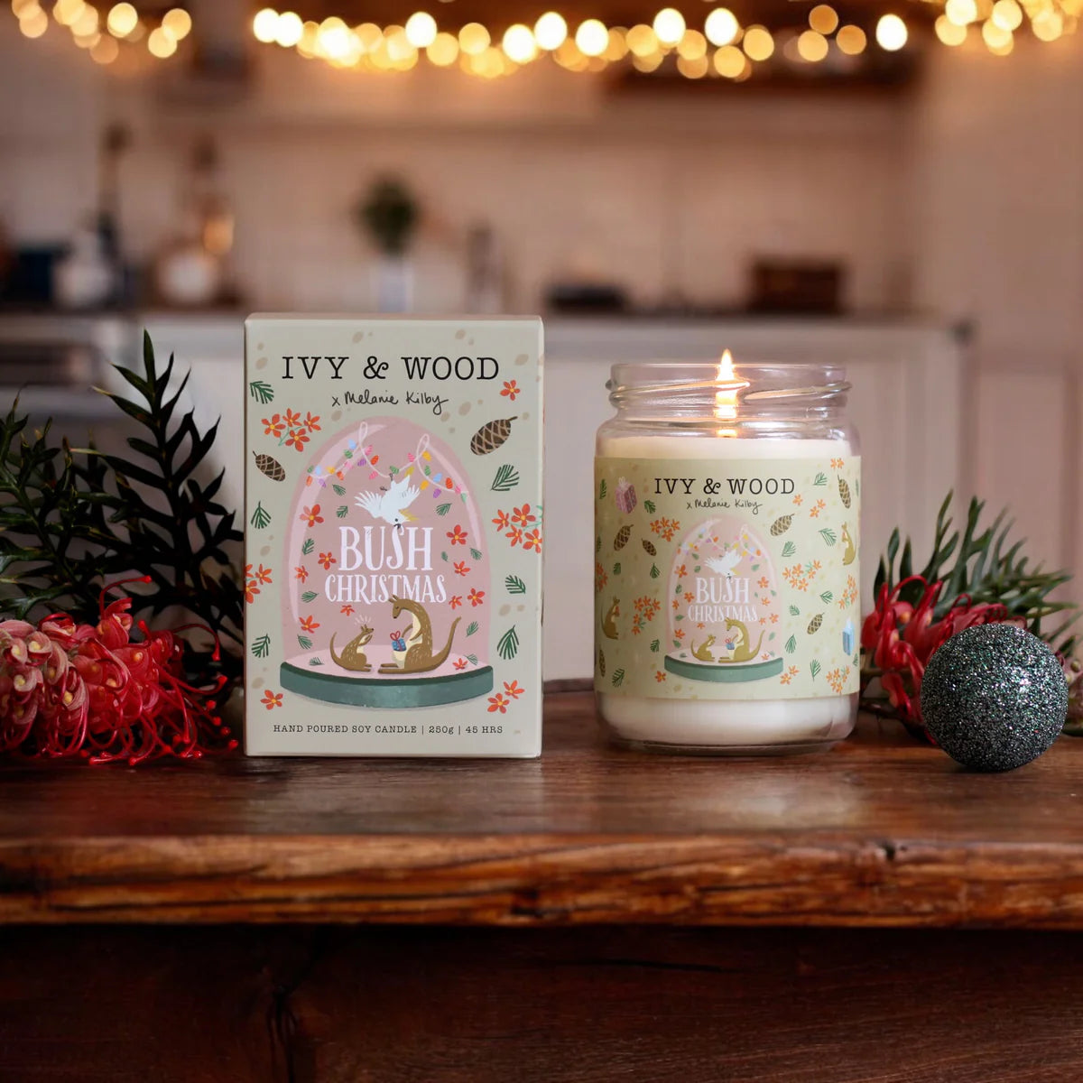 Bush Christmas Candle