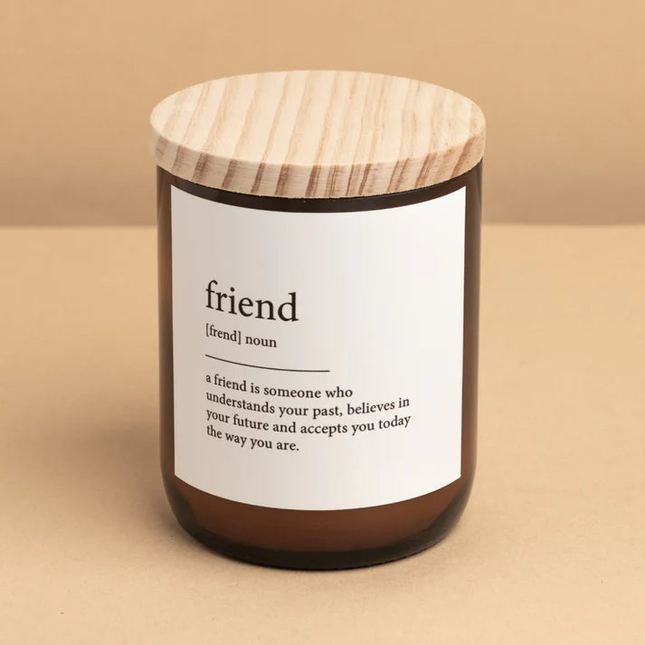 Friend-Dictionary Meaning Soy Candle