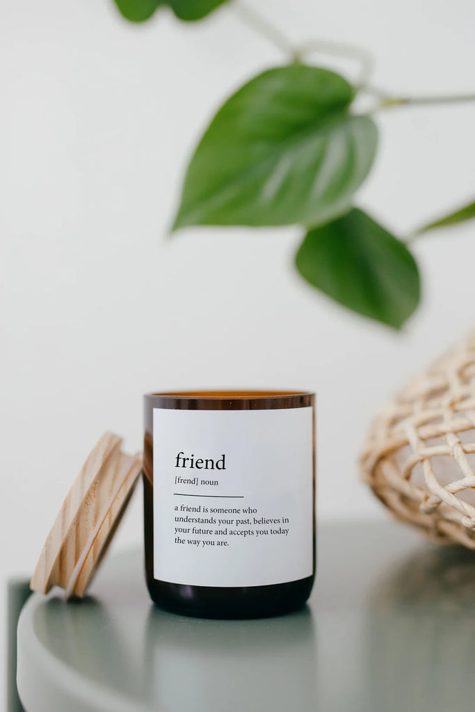 Friend-Dictionary Meaning Soy Candle